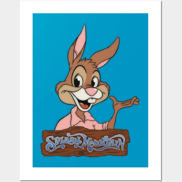 Splash Mountain Brer Rabbit Wall Art by Legend of Louis Design Co.